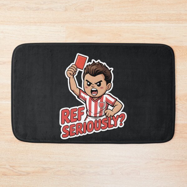 Item preview, Ref Seriously – Soccer Humor Cartoon designed and sold by Taans-Creation.