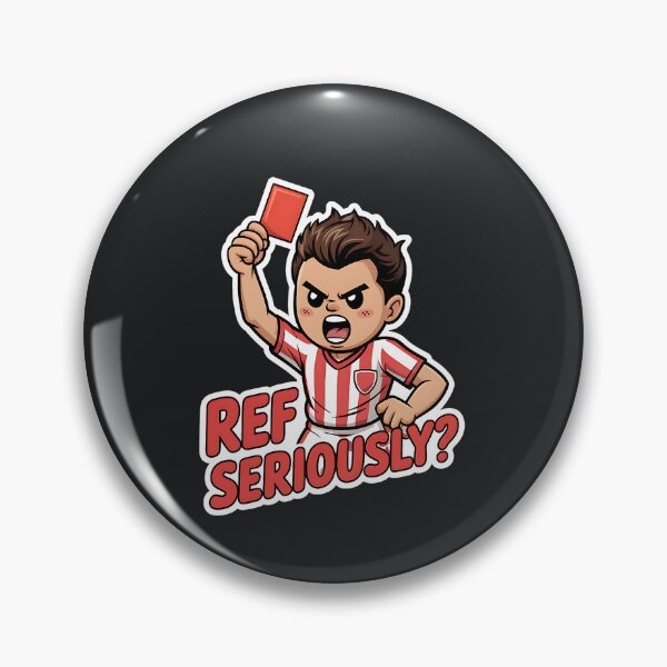 Item preview, Ref Seriously – Soccer Humor Cartoon designed and sold by Taans-Creation.