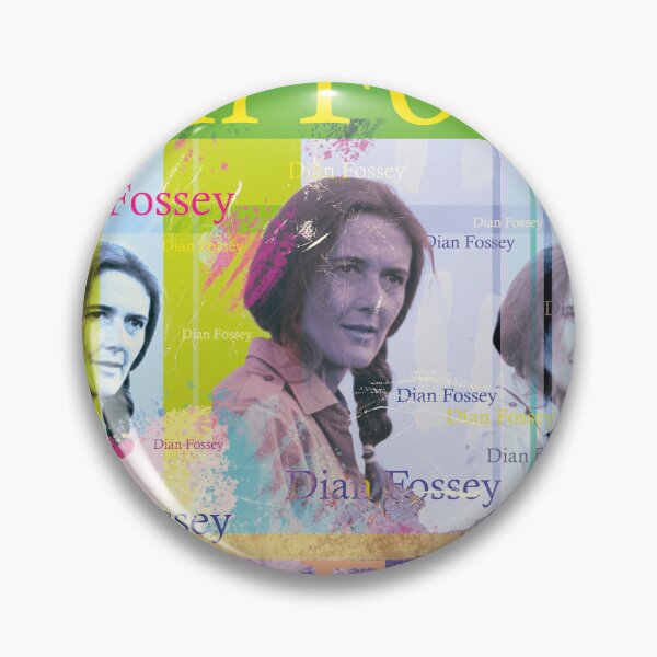 Item preview, Dian Fossey Portrait – A Tribute to the Gorilla Researcher designed and sold by Mauswohn.