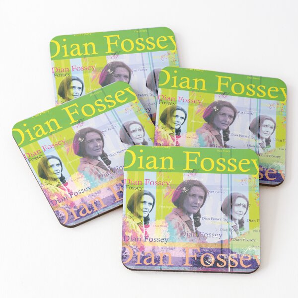 Item preview, Dian Fossey Portrait – A Tribute to the Gorilla Researcher designed and sold by Mauswohn.