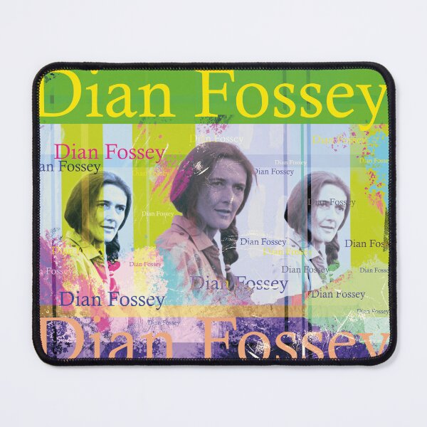 Item preview, Dian Fossey Portrait – A Tribute to the Gorilla Researcher designed and sold by Mauswohn.