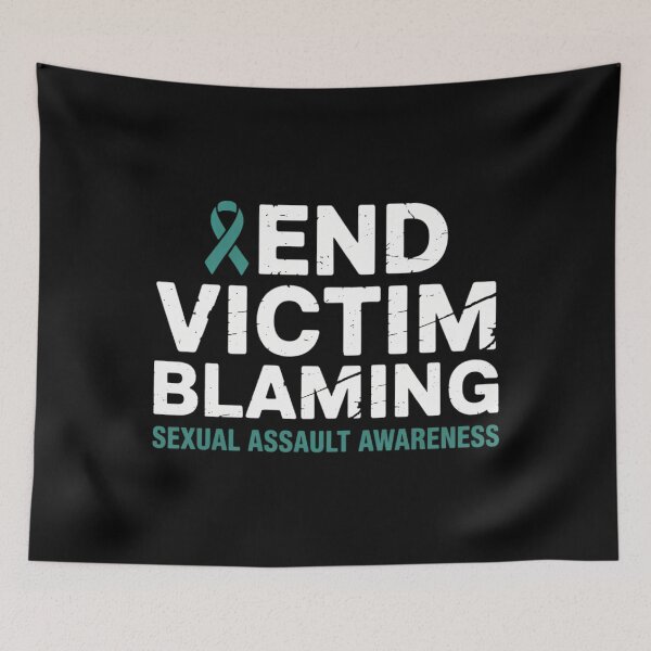 Item preview, End Victim Blaming Sexual Assault Awareness Month Ribbon designed and sold by gourpmerzihd.