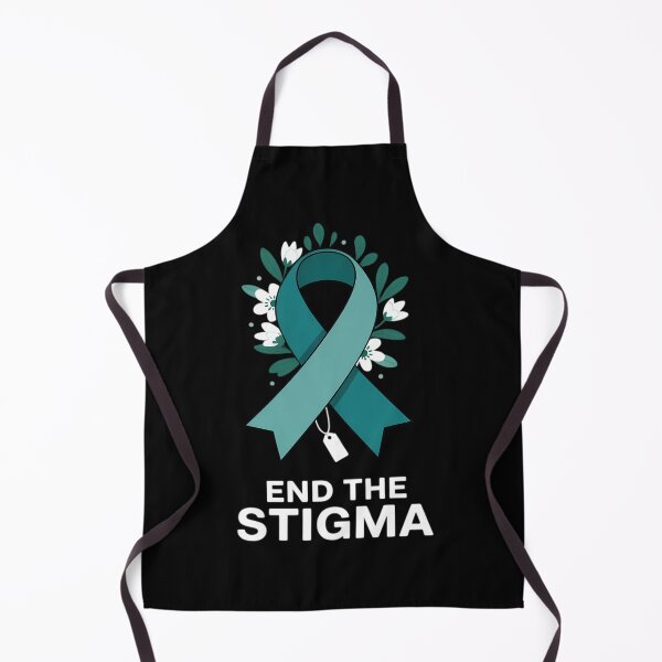 Item preview, End The Stigma Sexual Assault Awareness Month Teal Ribbon designed and sold by gourpmerzihd.