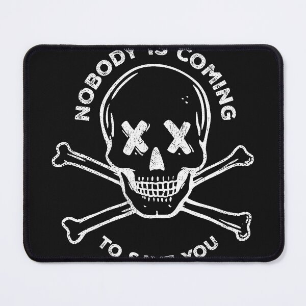 Item preview, Nobody is Coming to Save You Bodybuilder Skull Gym Trainer  designed and sold by KathieFaugh.