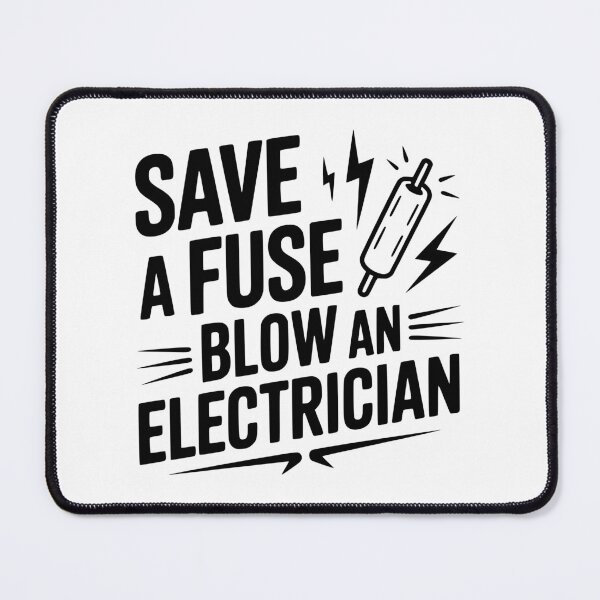 Item preview, Save a Fuse Blow an Electrician designed and sold by Frank Ring.