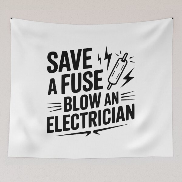 Item preview, Save a Fuse Blow an Electrician designed and sold by Frank Ring.