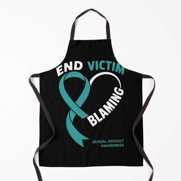 Item preview, End Victim Blaming Ribbon Heart Sexual Assault Awareness designed and sold by gourpmerzihd.