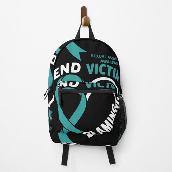 Item preview, End Victim Blaming Ribbon Heart Sexual Assault Awareness designed and sold by gourpmerzihd.