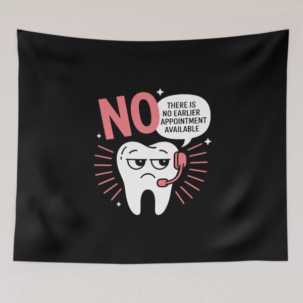 Item preview, Dental Receptionist Funny Joke designed and sold by lilensgavadur.