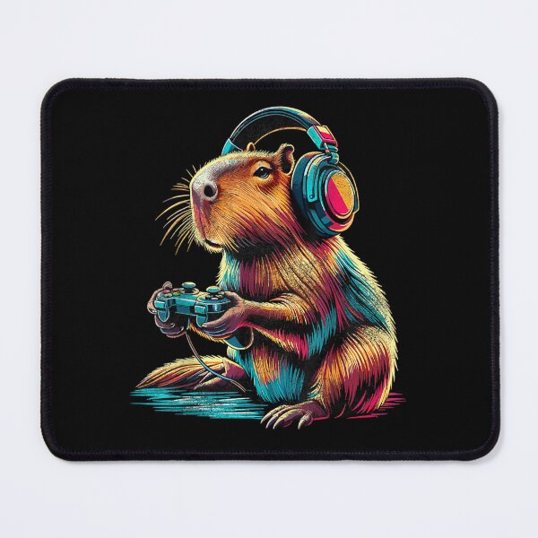 Item preview, Capybara Funny Video Games Capybara Art for Men Women Kids , Capybara Gift Lover designed and sold by DZIRI NAJAT.