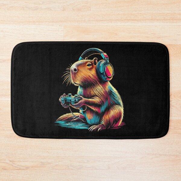 Item preview, Capybara Funny Video Games Capybara Art for Men Women Kids , Capybara Gift Lover  designed and sold by DZIRI NAJAT.