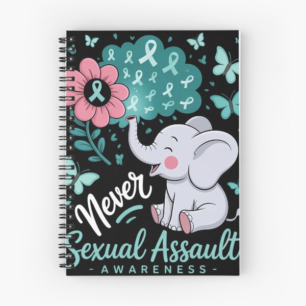 Item preview, Elephant Sexual Assault Awareness - Sexual Assault Ribbon designed and sold by gourpmerzihd.