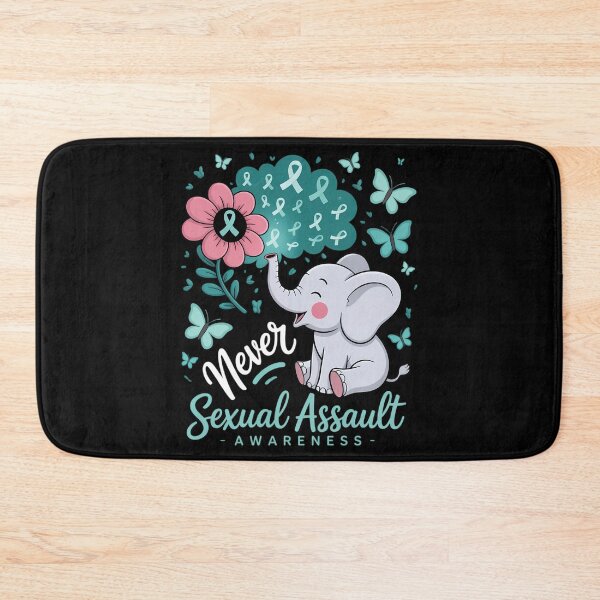 Item preview, Elephant Sexual Assault Awareness - Sexual Assault Ribbon designed and sold by gourpmerzihd.