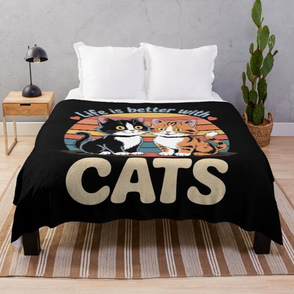 Item preview, Life Is Better With Cats Valentine's Mother's day Cat Lover designed and sold by angolinnArt.