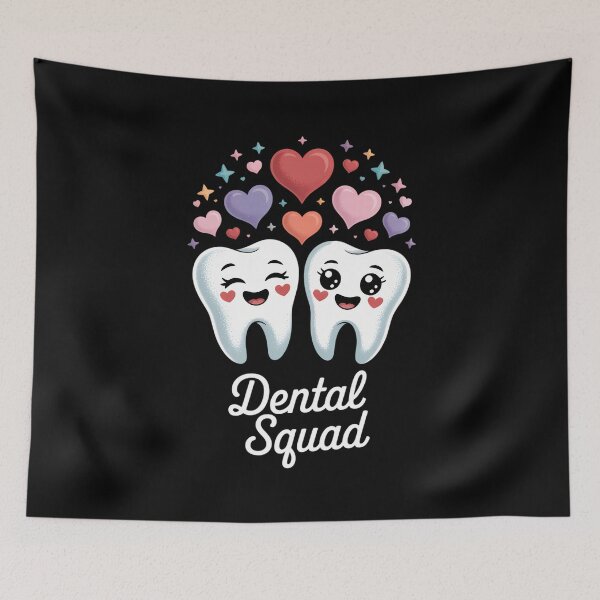 Item preview, dental squad dental assistant valentines designed and sold by lilensgavadur.