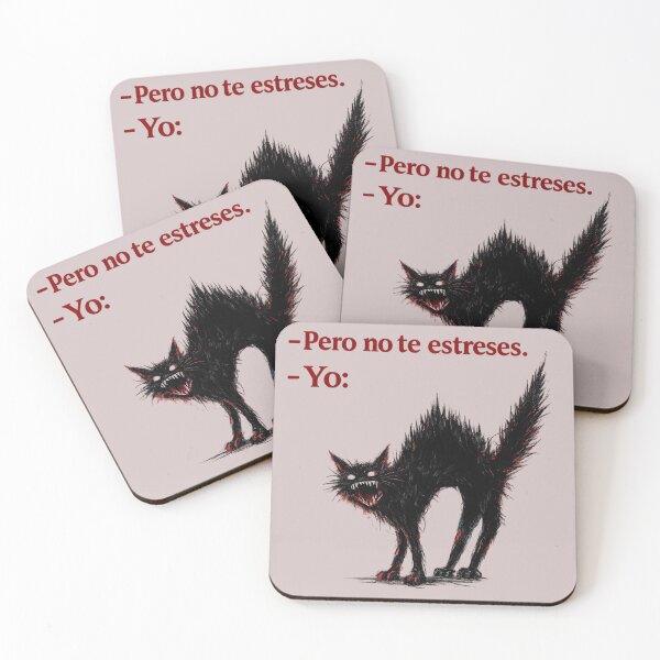 Item preview, FUNNY CAT QUOTES STRESSED designed and sold by La Loca.