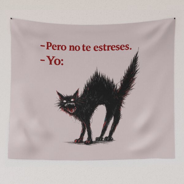 Item preview, FUNNY CAT QUOTES STRESSED designed and sold by La Loca.