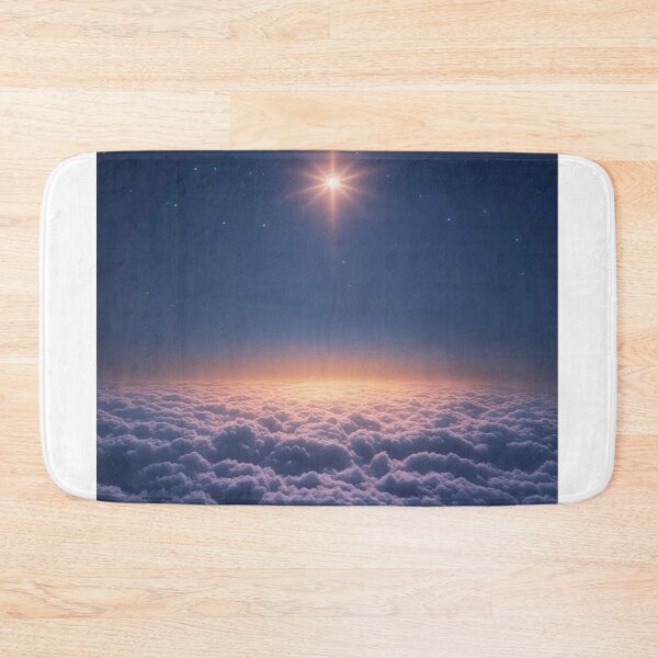 Item preview, Bright Star Shining Above Sea of Clouds designed and sold by Tonkladesigns.
