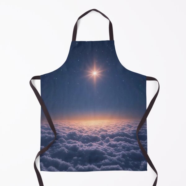 Item preview, Bright Star Shining Above Sea of Clouds designed and sold by Tonkladesigns.