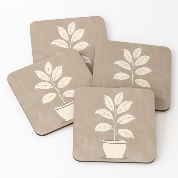 Item preview, Scandinavian Minimalist Potted Plant Wall Art designed and sold by stylishdzign.
