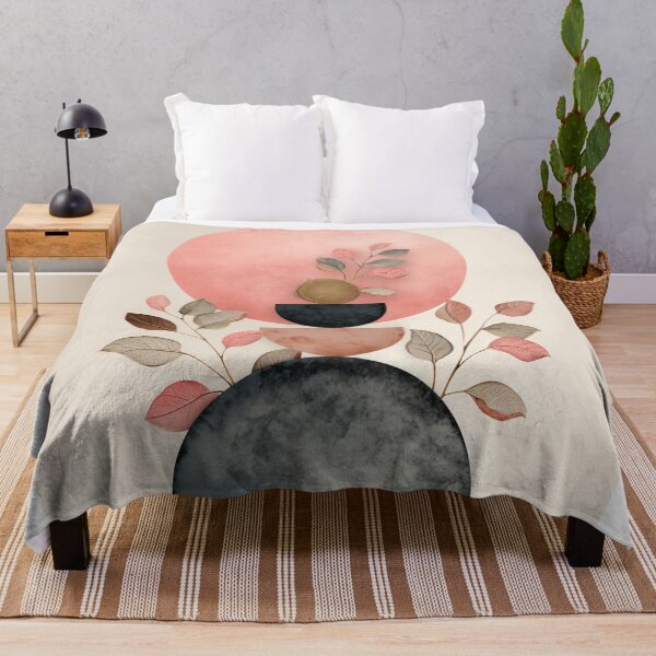 Item preview, Geometric boho Floral Composition designed and sold by lautir.