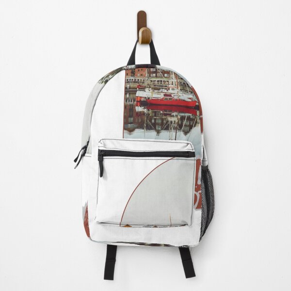 Item preview, Tromso Scandinavia Retro Snow Landscape Travel Sticker designed and sold by Artistshert.