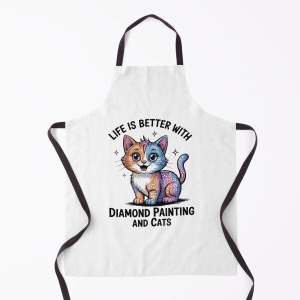 Item preview, Life Is Better With Diamond Painting And Cats Crystal designed and sold by joyouartArt.