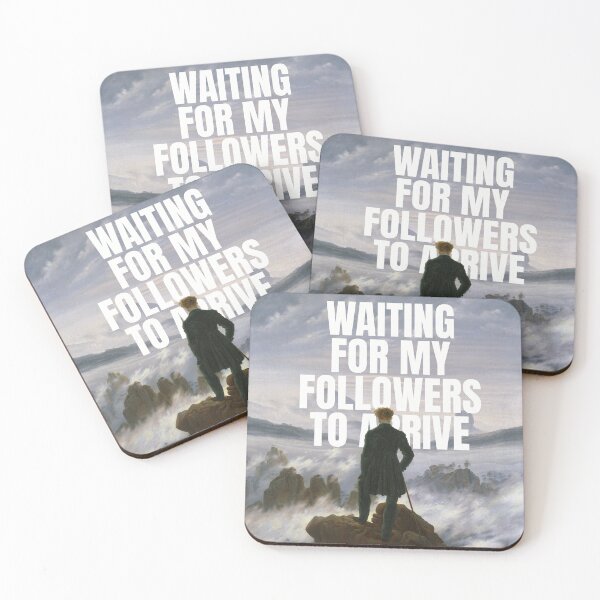 Item preview, Waiting for My Followers to Arrive designed and sold by Art & Coffee.