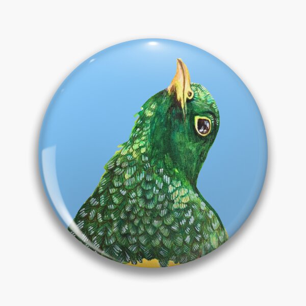 Item preview, African Emerald Cuckoo traditional watercolour artwork designed and sold by art-elodie-g.