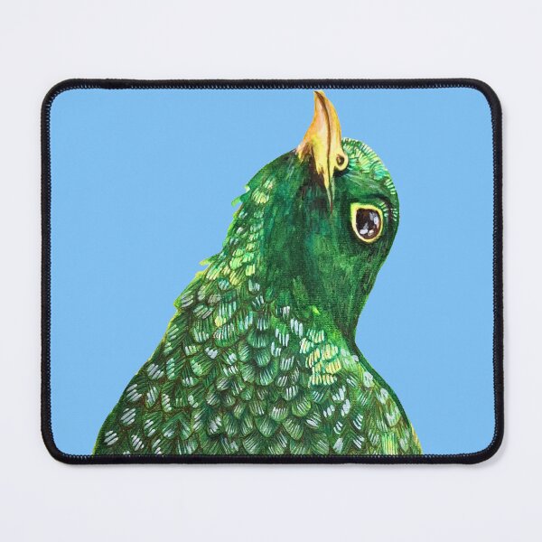 Item preview, African Emerald Cuckoo traditional watercolour artwork designed and sold by art-elodie-g.