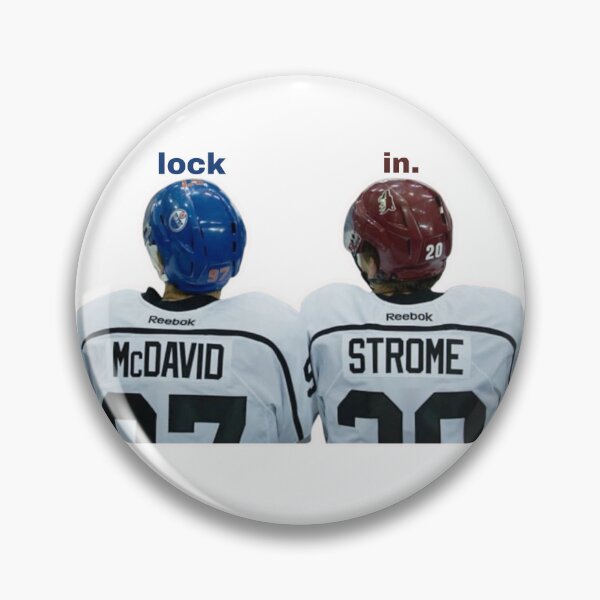 Item preview, McDavid + Strome Lock In Reminder designed and sold by pin3tree603.