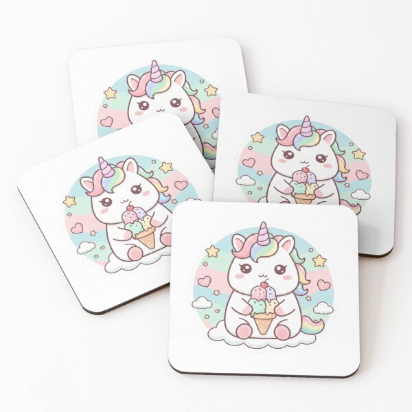 Item preview, Kawaii Unicorn Ice Cream Adventure designed and sold by Tanlyco.