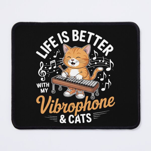 Item preview, Life Is Better With My Vibraphone And Cats designed and sold by joyouartArt.