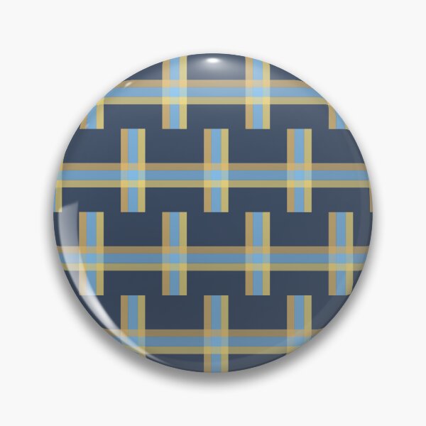 Aperçu de l'œuvre Motif géométrique abstrait bleu créée et vendue par DesignsbyPheby.