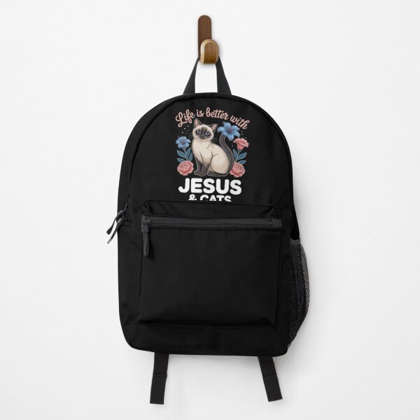 Item preview, Life Is Better With Siamese Cats & Jesus designed and sold by angolinnArt.
