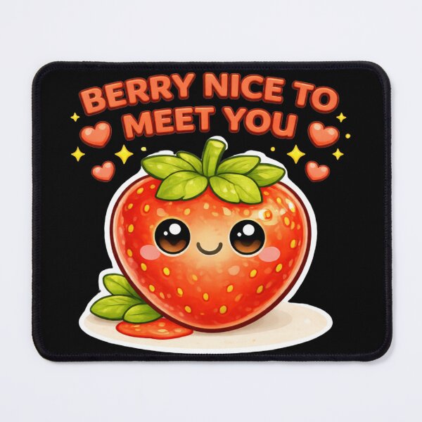 Item preview, Berry Nice To Meet You Strawberry designed and sold by Papier Atelier Art.