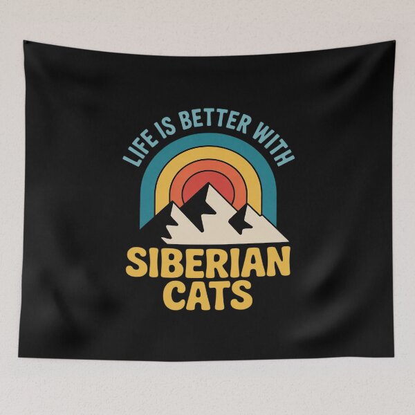 Item preview, Life is Better With Siberian Cats designed and sold by joyouartArt.