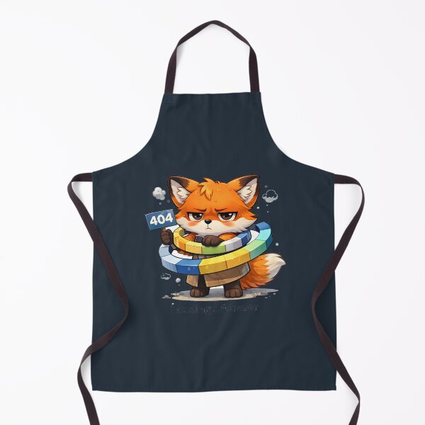 Item preview, 404 Error Loading Forever Cute Grumpy Fox Meme Website Down Debugging Cartoon designed and sold by Still Breathing Studio.