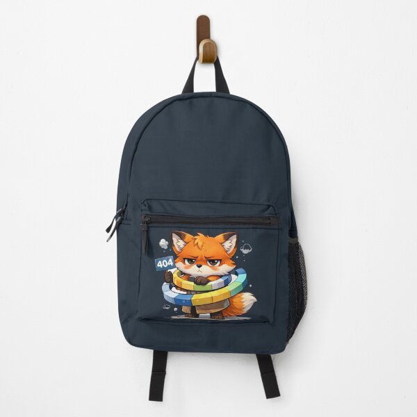Item preview, 404 Error Loading Forever Cute Grumpy Fox Meme Website Down Debugging Cartoon designed and sold by Still Breathing Studio.