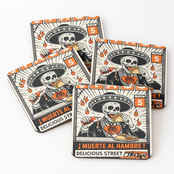 Item preview, Vintage Mexican Food Truck Illustration designed and sold by Matinez Pink.