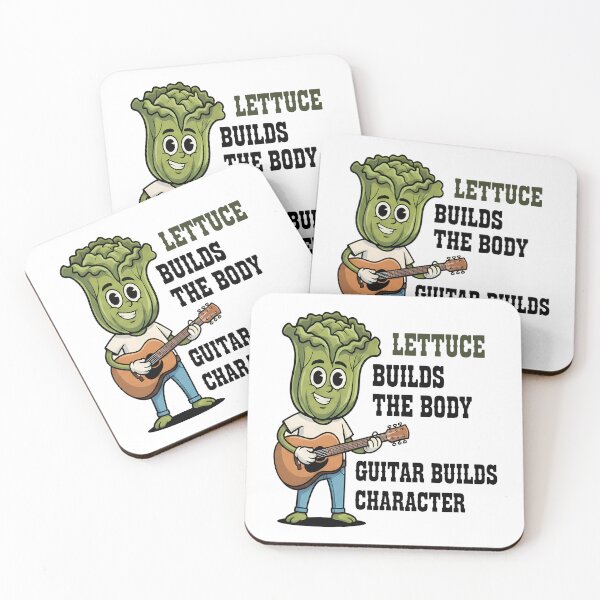 Item preview, Lettuce Playing the Guitar - National Guitar Day designed and sold by Art-Arcade6.