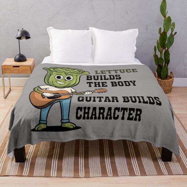 Item preview, Lettuce Playing the Guitar - National Guitar Day designed and sold by Art-Arcade6.
