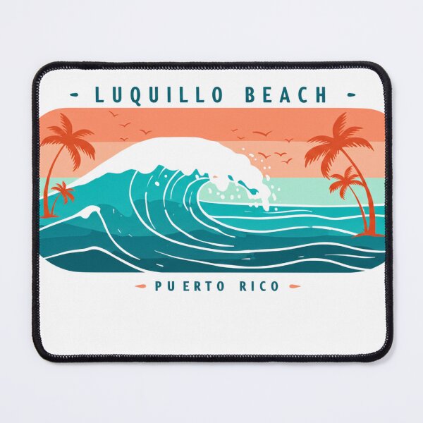 Item preview, Luquillo Puerto Rico Beach Design | Palm Trees & Ocean Vibes | Coastal Travel designed and sold by FitEnvy.