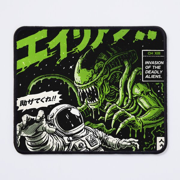 Item preview, Invasion of the Deadly Aliens Manga designed and sold by Matinez Pink.