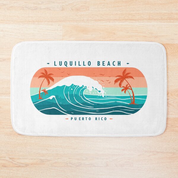 Item preview, Luquillo Puerto Rico Beach Design | Palm Trees & Ocean Vibes | Coastal Travel designed and sold by FitEnvy.