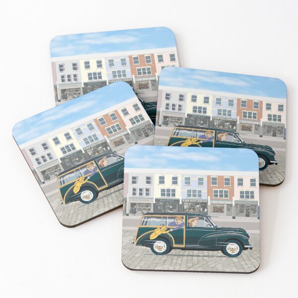 Item preview, Black coloured Morris Minor Traveller – and flying Teddy! designed and sold by Bigs66.