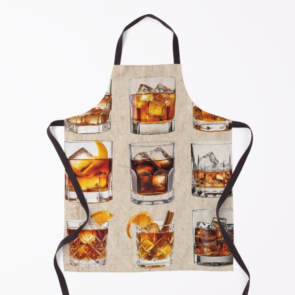 Item preview, Whiskey Glass Collage – Vintage Bar & Drink Design designed and sold by Mauswohn.