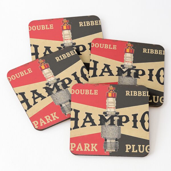 Item preview, Vintage Sign: Champion Spark Plugs designed and sold by WhiteShirtGuy.
