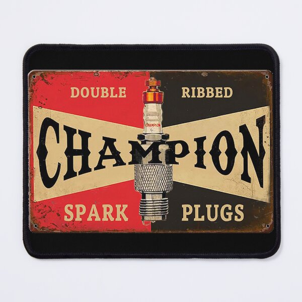 Item preview, Vintage Sign: Champion Spark Plugs designed and sold by WhiteShirtGuy.