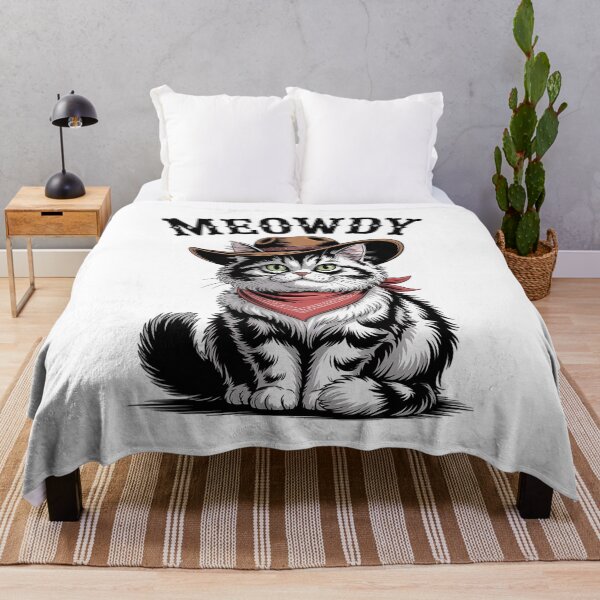 Item preview, Meowdy Cat Cowboy Western Cat Lady Cat Dad designed and sold by angolinnArt.
